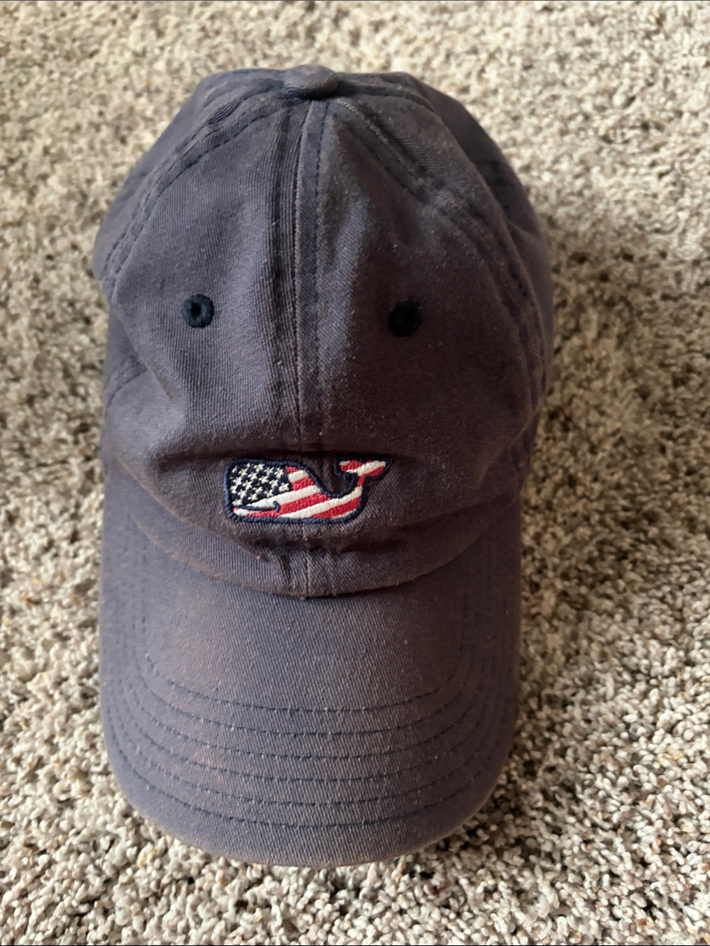 Men's Vineyard Vines Adjustable Cap with American Flag Accent